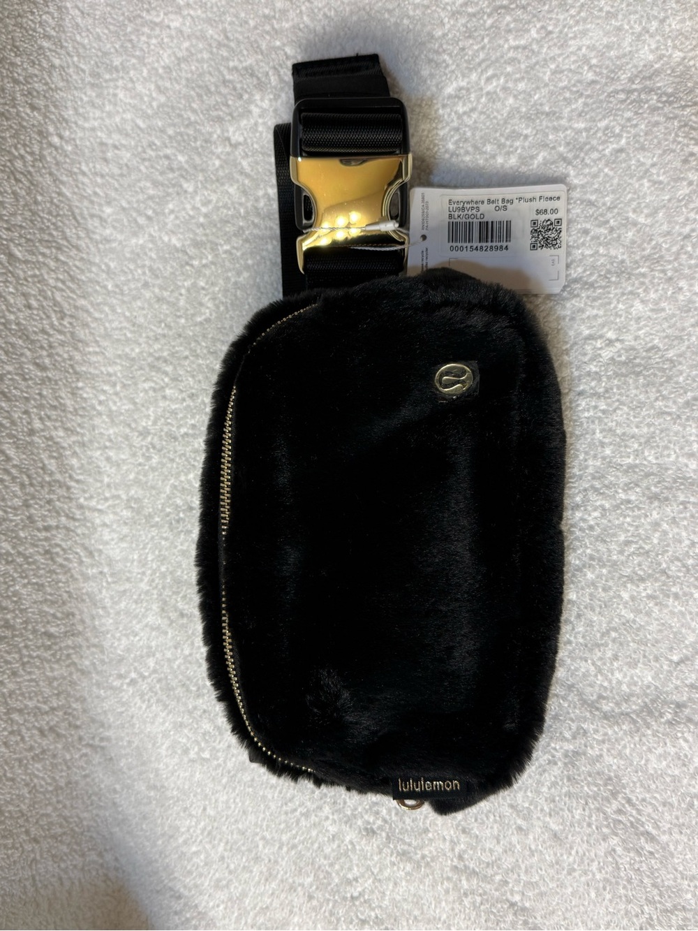 NWT Lululemon Everywhere Belt Bag Plush Fleece with Gold Hardware